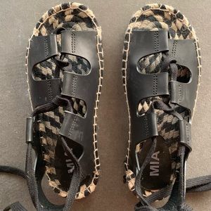 Mia leather espadrilles